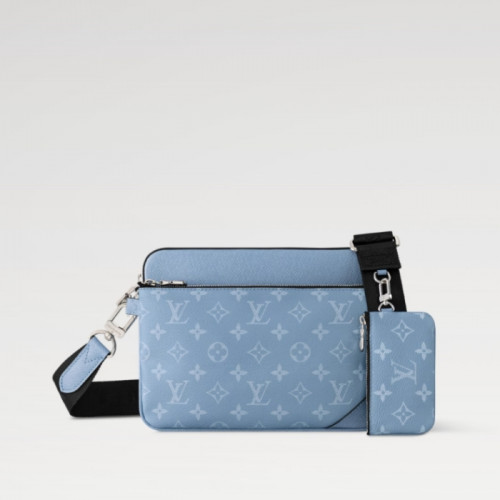 루이비통 트리오 메신저 스카이 블루