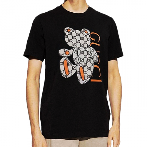 GUCCI GG 자가드 베어 라운드 반팔티