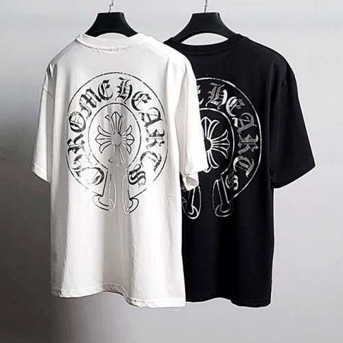 크롬*츠 CHROME HEARTS 실버말굽 오버핏 반팔티