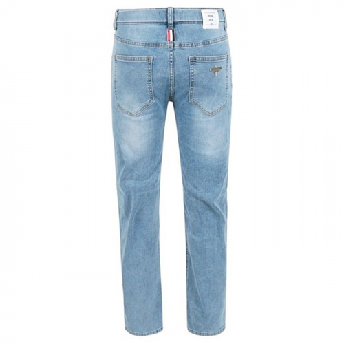 THOMBROWNE 라이트 블루 베이직 히든밴딩 팬츠