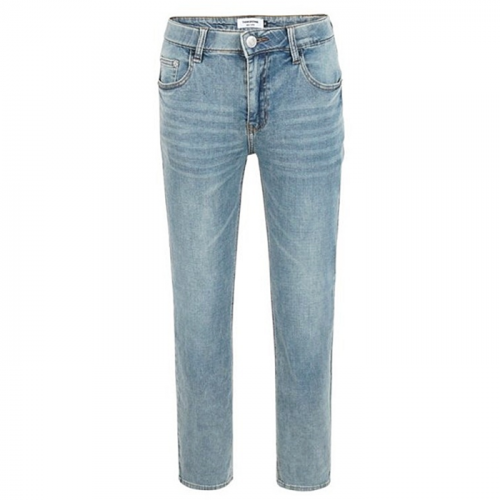 톰브*운 THOMBROWNE 틴블루 워싱 히든밴딩 팬츠