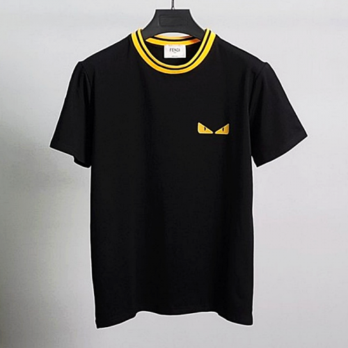 펜디 FENDI 넥라인 라운드 반팔티