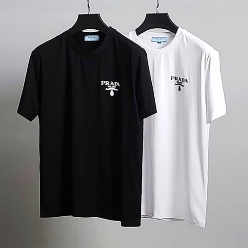 PRADA 엠보로고 라운드 반팔티