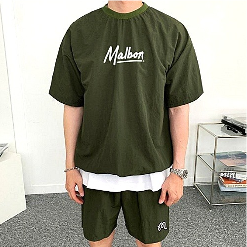 MALBON 워싱 바스락 셋업 SET