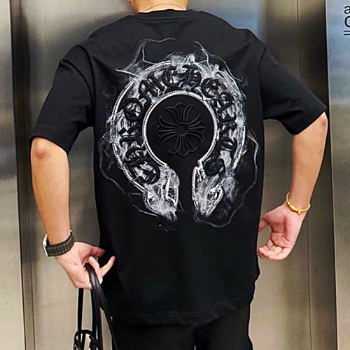 CHROME HEARTS 쉐도우 말굽자수 티셔츠