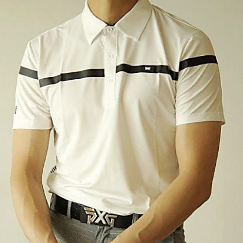 PXG 147 로고 카라 티셔츠