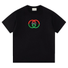 GUCCI 배색로고 반팔 티셔츠
