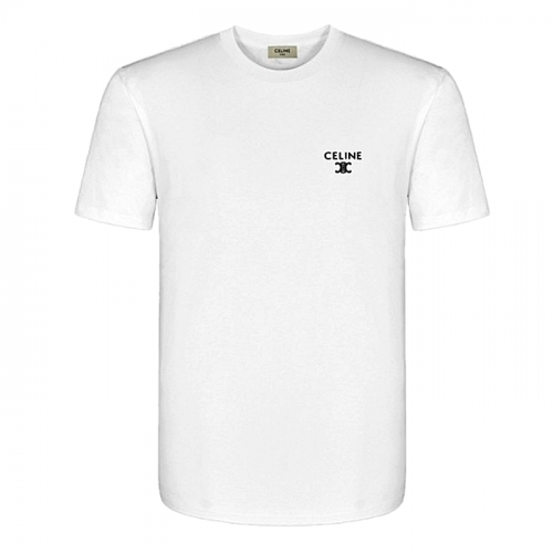 CELINE 로고 자수 반팔티셔츠
