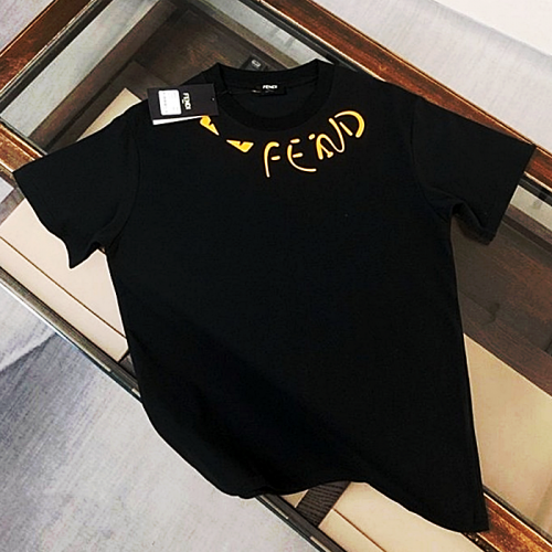 FENDI 아이즈 넥스트 투더 레터 반팔 티셔츠