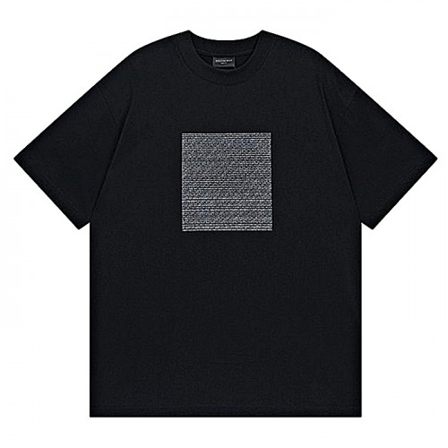 BALENCIAGA 스퀘어 알파벳 반팔티셔츠