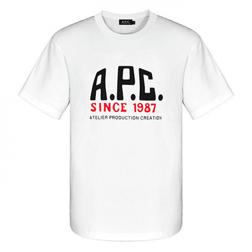 아페쎄 A.P.C 로고 반팔티셔츠