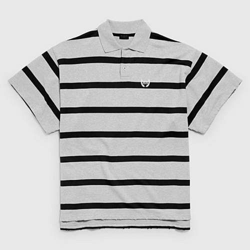 BALENCIAGA 로렐 클래식 오버 숏슬리브 폴로