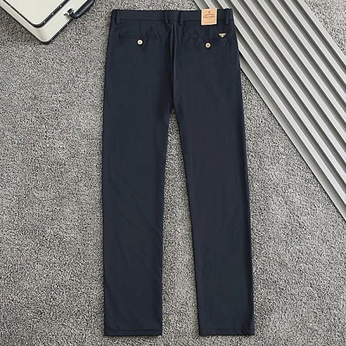 PRADA 골드파츠 삼각로고 면스판 팬츠