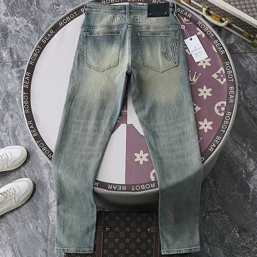 MONCLER 포켓 엠보로고 스판 데님진