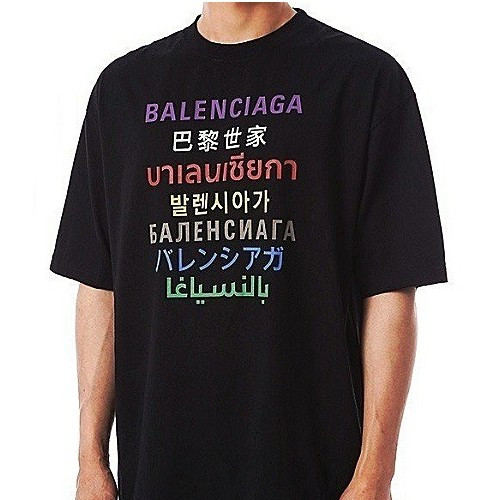 BALENCIAGA 한글 로고 티셔츠