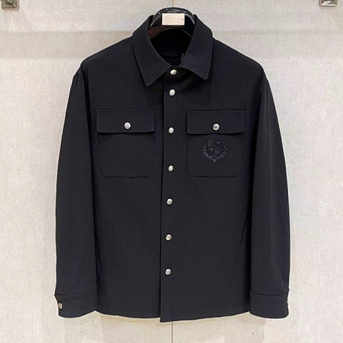 로로피*나 Loro Piana 투포켓 자수로고 스판 코튼 자켓