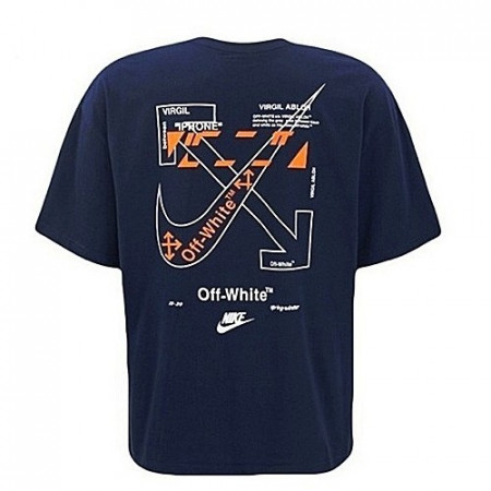 오프화*트 x NIKE 로고 반팔티셔츠