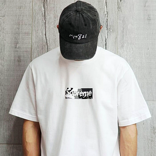 슈프림 SUPREME 카모박스 티셔츠