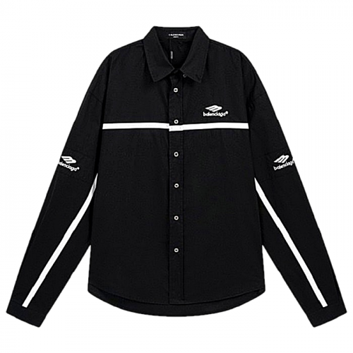 BALENCIAGA 3B 스포츠 아이콘 로고 라인 셔츠