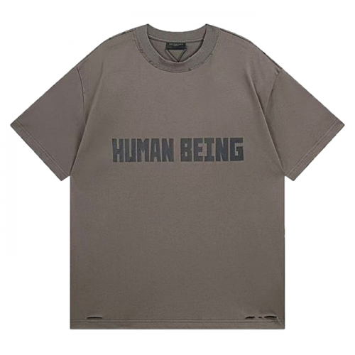 BALENCIAGA 휴먼 비잉 구제워싱 티셔츠