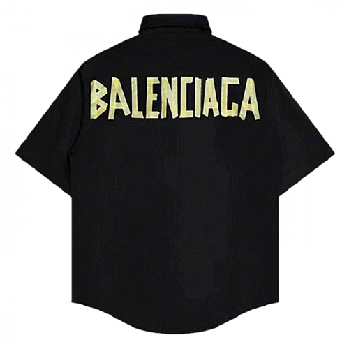 BALENCIAGA 테이프 타입 숏슬리브 셔츠