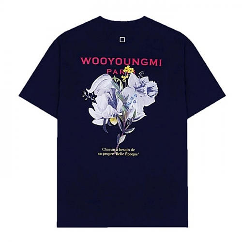 우영미 WOOYOUNGMI 부케플라워 발색 티셔츠