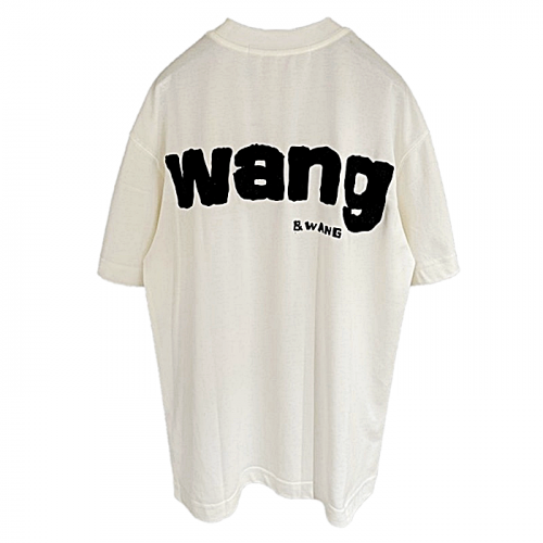 알렉산더왕 alexanderwang 더블비드 로고드 티셔츠