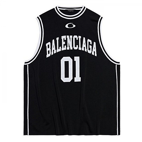 발렌시*가 BALENCIAGA  바스켓볼시리즈 니티드 탱크