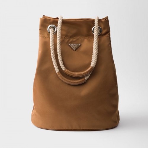 프라다 마리너 리나일론 토트백 - 브랜디