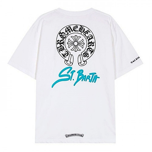 크롬*츠 Chrome hearts 블루 에스티바스 티셔츠