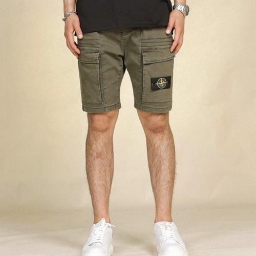 스톤 아일*드   가먼트워싱 카고빈틱 5부 팬츠