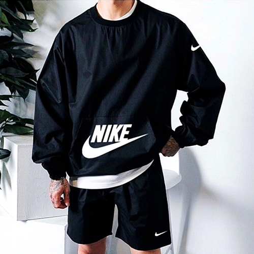 NIKE 하와이안 스트링 맨투맨 팬츠 트레이닝 SET