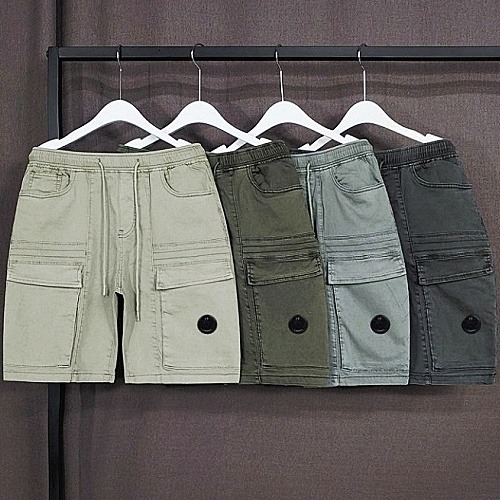 C.P COMPANY 렌즈와펜 카고 하프 반바지