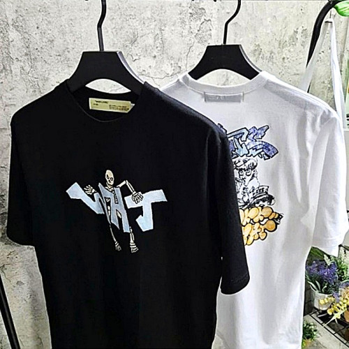 오프화*트 OFF-WHITE 스컬 하프 반팔티셔츠