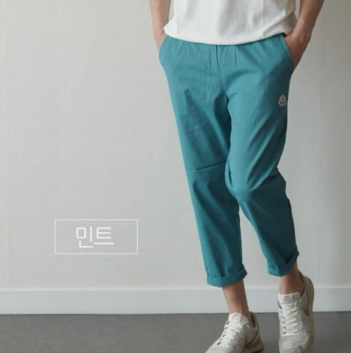 몽클*어  쎄미와이드 9부 팬츠
