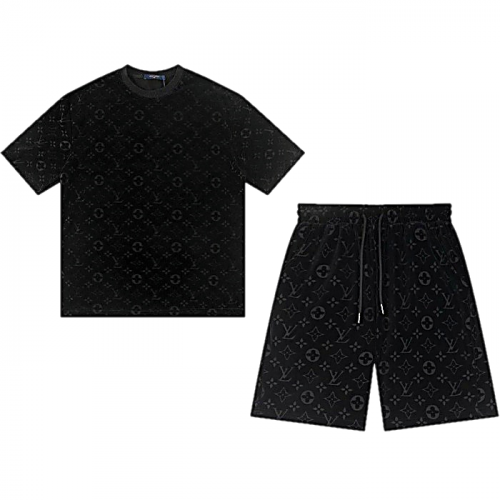 LOUIS VUITTON 전판로고 벨벳 셋업 SET