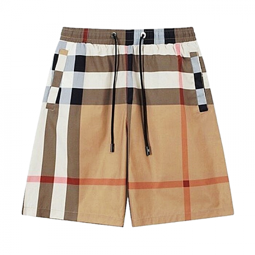 BURBERRY 체크로고 스윔 하프팬츠