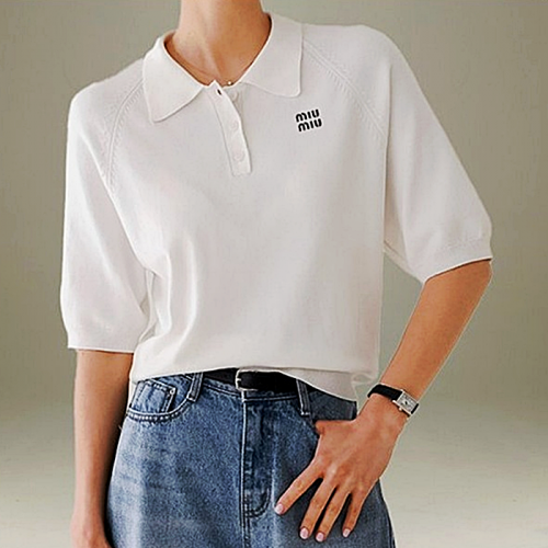 미우 MIUMIU 캐시 래글런 카라반팔