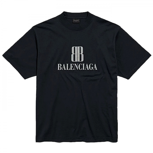 BALENCIAGA 나노더블비 로고드 티셔츠