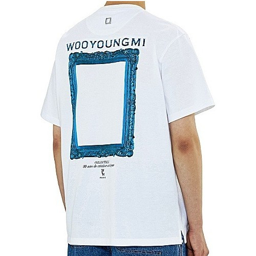WOOYOUNGMI 프레임 스퀘어 티셔츠