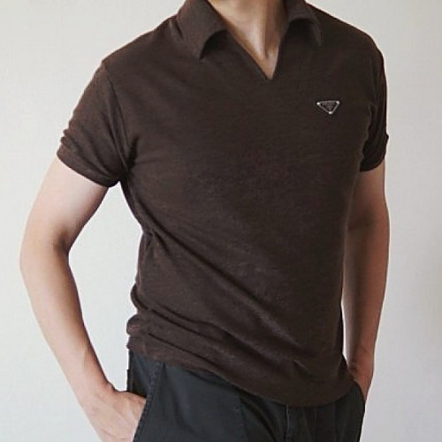 프*다 PRADA 타올지 오픈 카라티