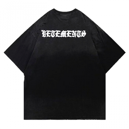 베트멍 VETEMENTS 페이드 아나키스트 티셔츠