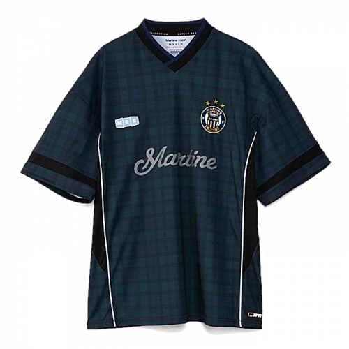 MARTINEROSE 블랙워치 타탄저지 티셔츠