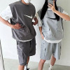 NIKE 양포켓 카고 베스트 반바지 SET