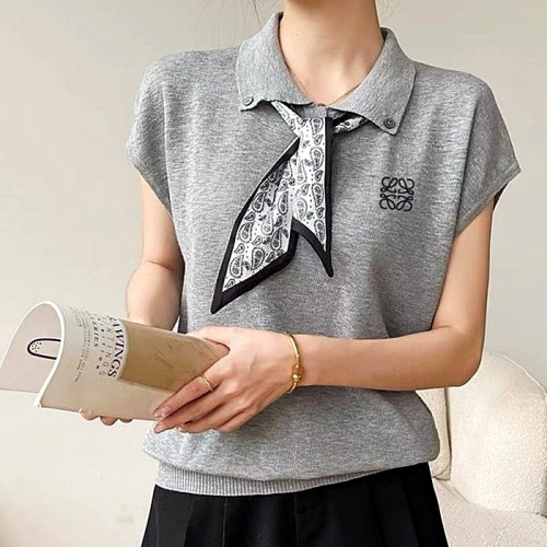 로에베 LOEWE 스카프 타이카라 니트 나시