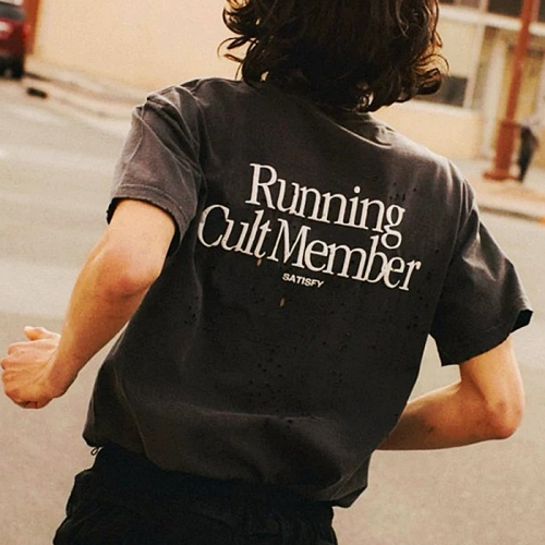 Satisfy Running 새티스파이 모스테크 티셔츠
