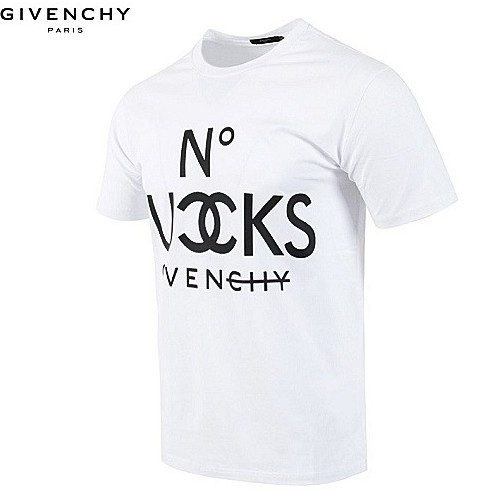 GIVENCHY 레터링 실켓 반팔 티셔츠