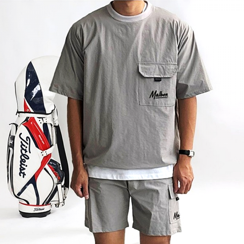 MALBON 포켓 맨투맨 반바지 셋업 SET