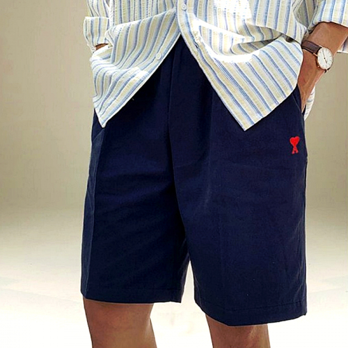 아미 AMI 코튼 밴딩 팬츠