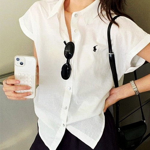 랄프로렌 polo ralphlauren 린넨 블라우스